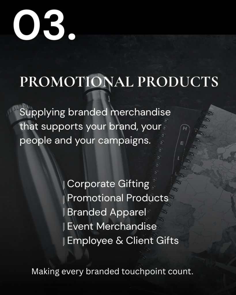 3. Promotional products